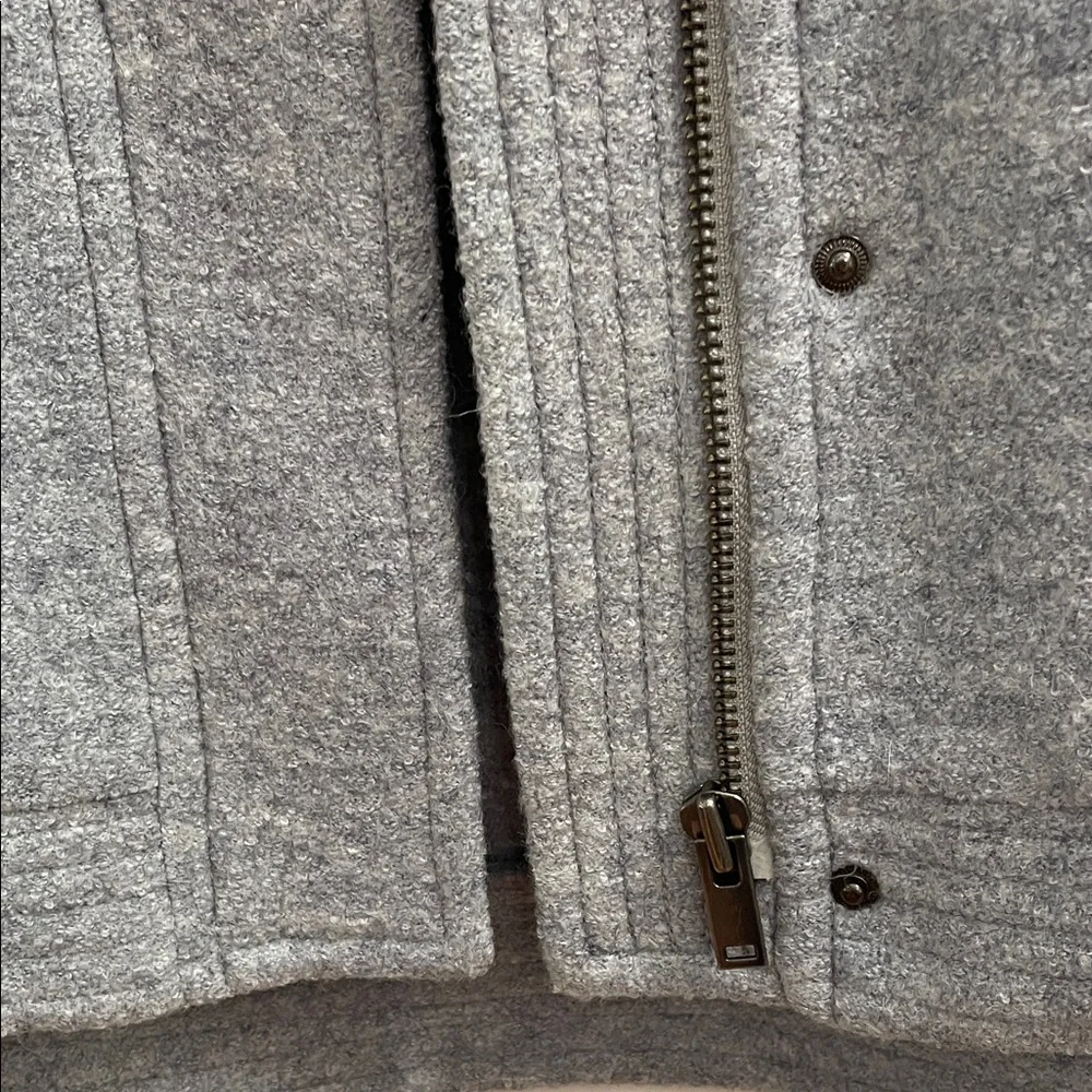 Banana Republic Oversized Light Blue Wool Blend Jacket.